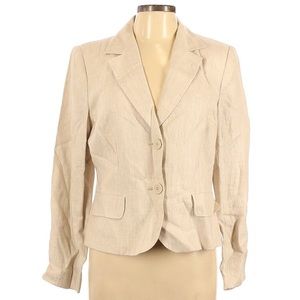 100% Linen Tan Blazer (BUNDLE ONLY)